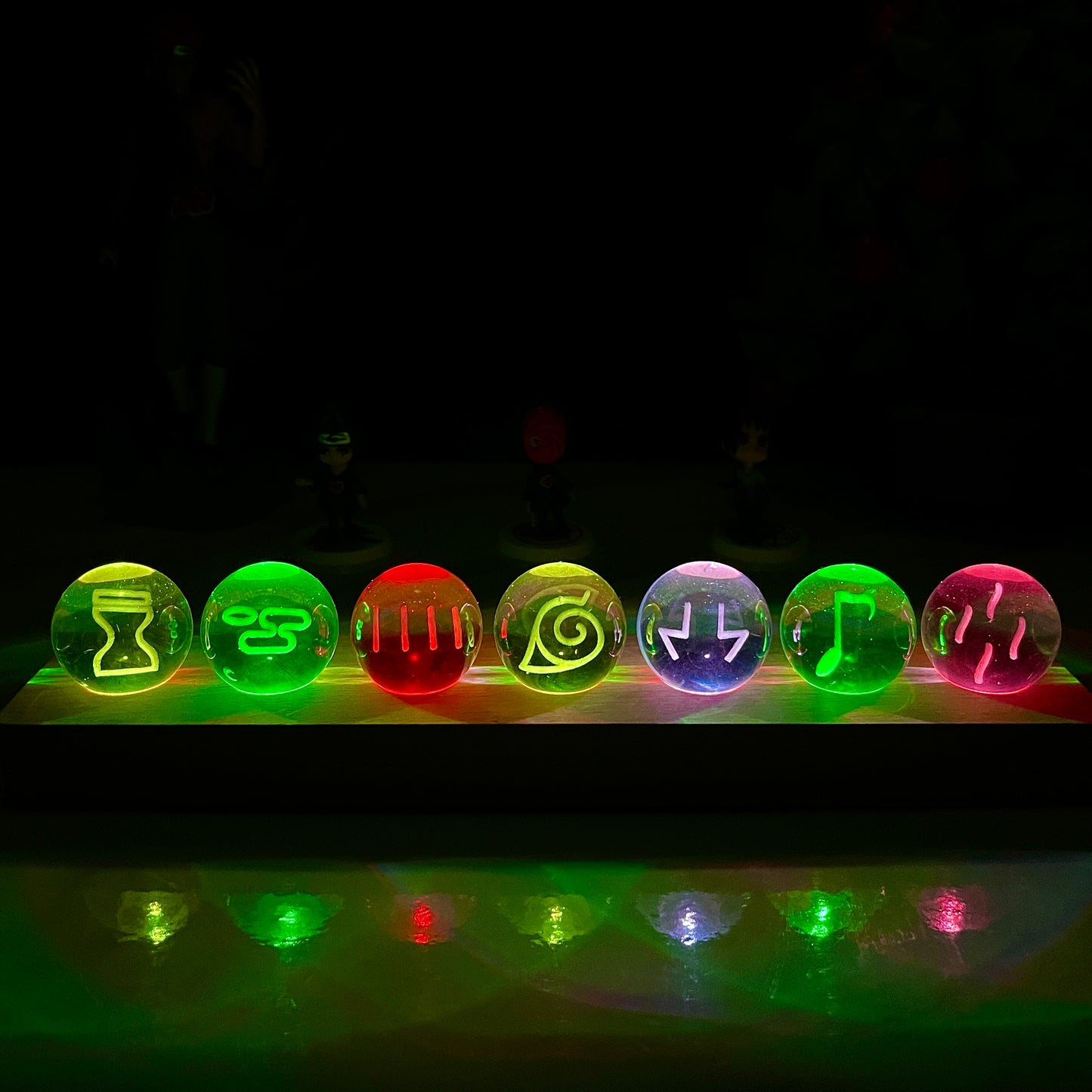 Close up Hybrid Color changing feature of Our Ninshu orbs 